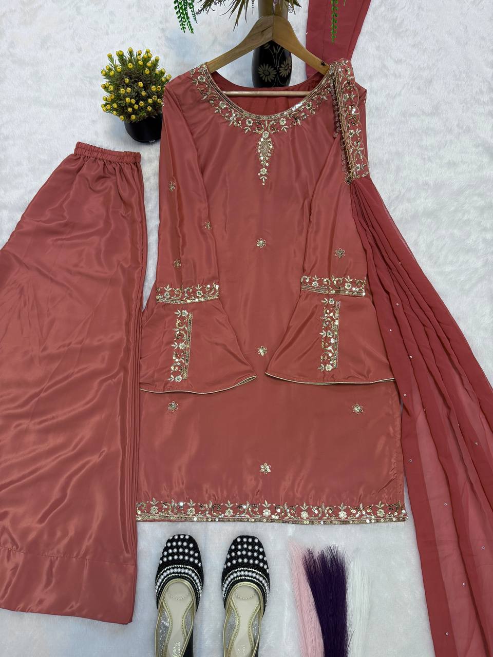 Modern Sienna Bell-Sleeve Silhouette